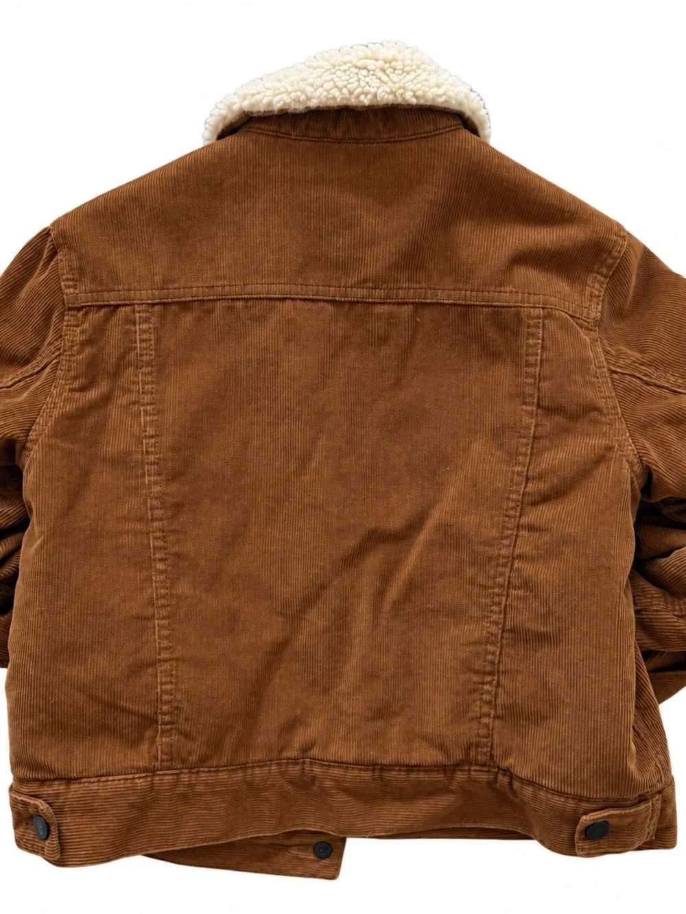 GAP Brown Corduroy Sherpa-Lined Jacket